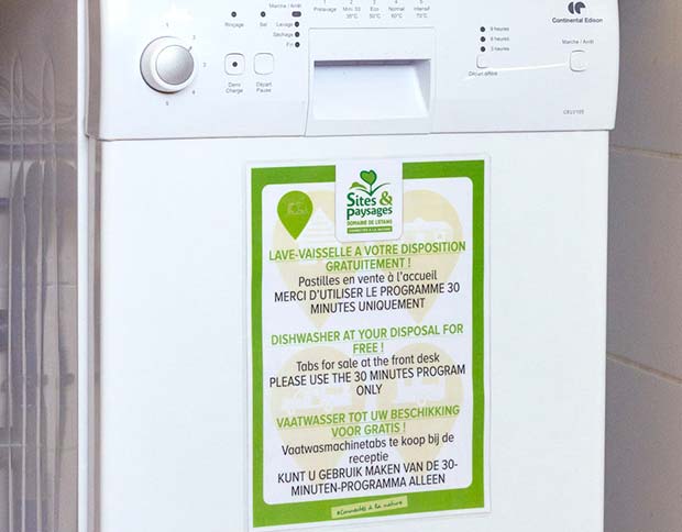 Lave vaisselles en accès gratuit dans l’espace vaisselle