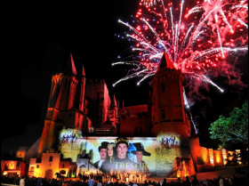 La cinéscénie du château de Saumur